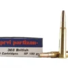 Prvi Partizan Ammunition 303 British 180 Grain Soft Point Box of 20