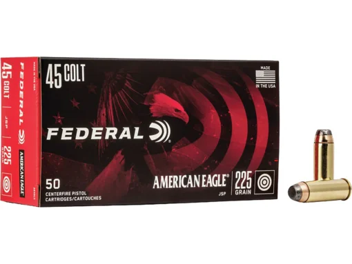 Federal American Eagle Ammunition 45 Colt (Long Colt) 225 Grain Jacketed Soft Point