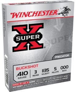 Winchester Super-X Ammunition 410 Bore 3" 000 Buckshot 5 Pellets Box of 5