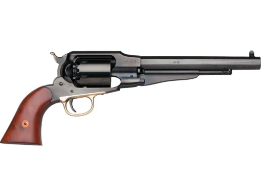 Uberti 1858 Remington New Model Navy Black Powder Revolver 36 Caliber 7-3/8" Barrel Steel Frame Blue- Blemished