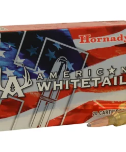 Hornady American Whitetail Ammunition 6.5 Creedmoor 129 Grain Interlock Spire Point Box of 20
