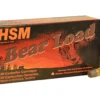 HSM Bear Ammunition 45 Colt (Long Colt) +P 325 Grain Lead Wide Flat Nose Gas Check Box of 50