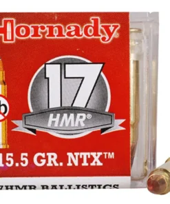 Hornady Ammunition 17 Hornady Magnum Rimfire (HMR) 15.5 Grain NTX Lead-Free Box of 50