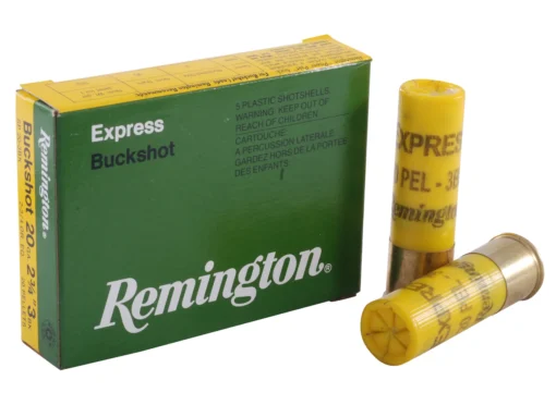 Remington Express Ammunition 20 Gauge 2-3/4" #3 Buckshot 20 Pellets