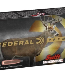 Federal Premium Ammunition 450 Bushmaster 250 Grain Swift Scirocco II Box of 20