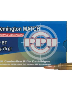 Prvi Partizan Match Ammunition 223 Remington 75 Grain Hollow Point Boat Tail