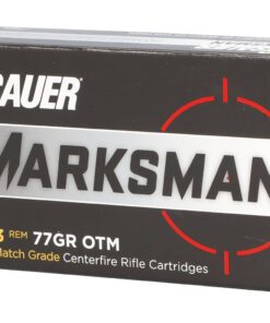 Sig Sauer Marksman Elite Ammunition 223 Remington 77 Grain Open Tip Match